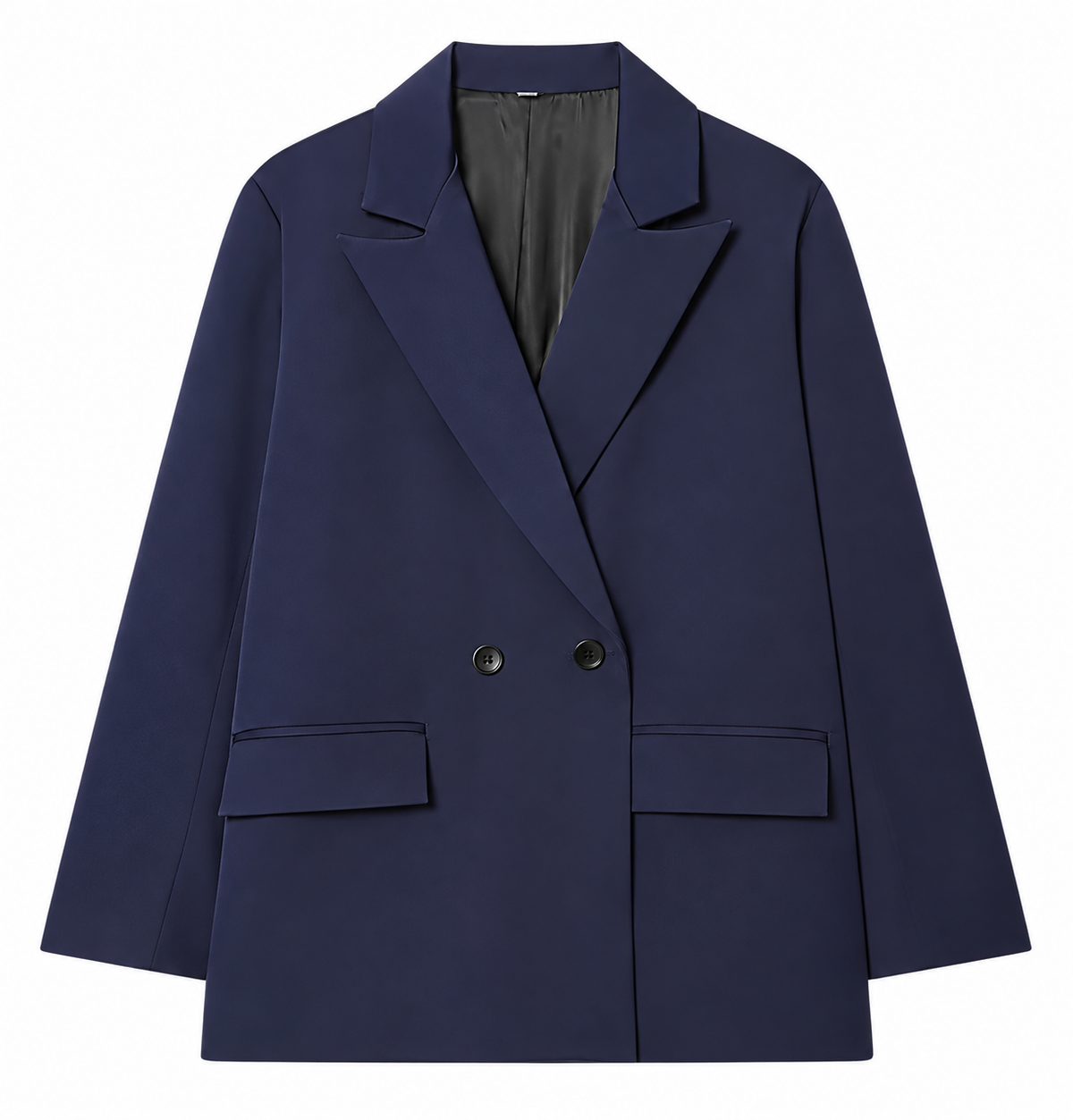 Blazer Cruzado Elegante con Botones · Estilo Oficina